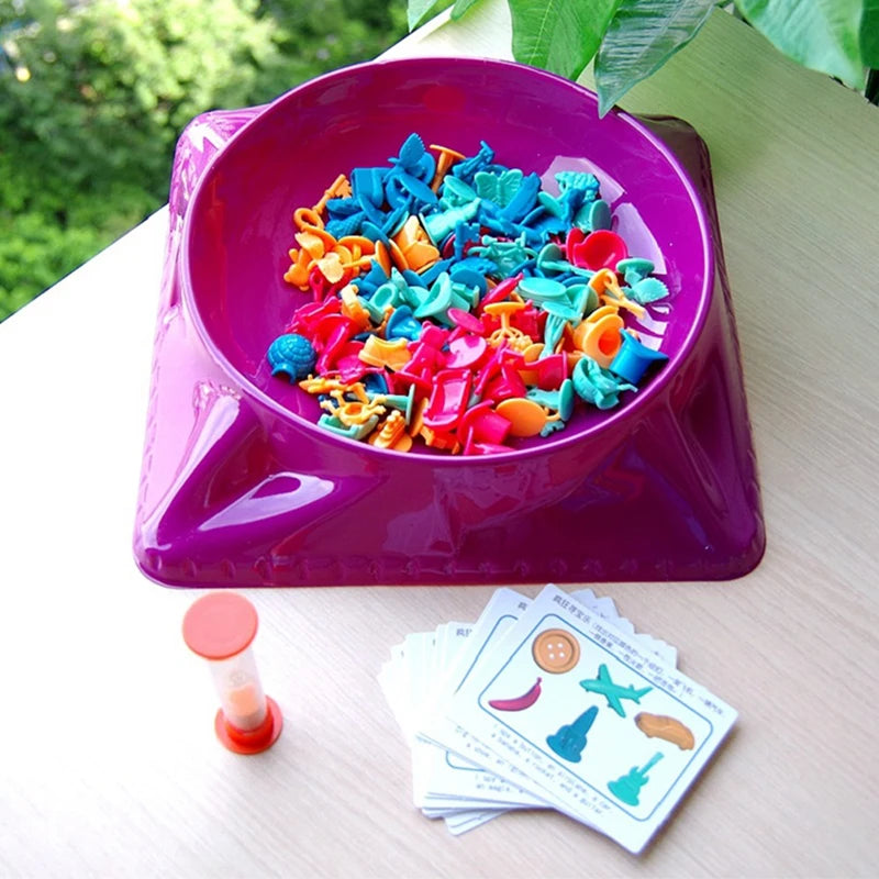 1 Set 26*26*10 Treasure Hunting Toys Training Logical Thinking Parent-child Early Education Family Party Board Game