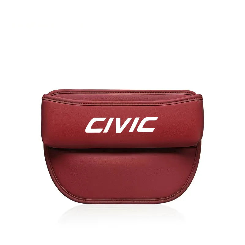 Car Slit Box Organizer PU Leather Car Seat Crevice Gap Storage Bag for Honda civic 8th 10th gen 2017 2018 2019 2016