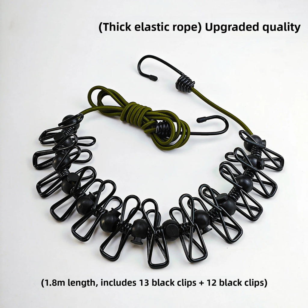 Thiened Outdoor Travel Clothes Drng Rope Dormi Indoor And Outdoor No Punching Windproof Non-slip Quilt Drng Rope