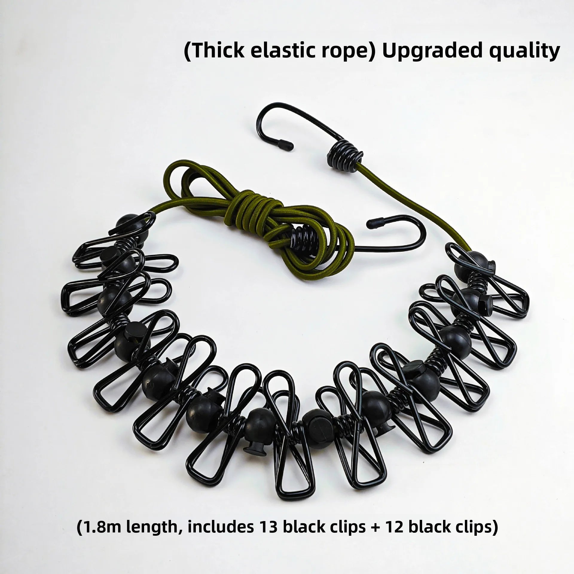Thiened Outdoor Travel Clothes Drng Rope Dormi Indoor And Outdoor No Punching Windproof Non-slip Quilt Drng Rope