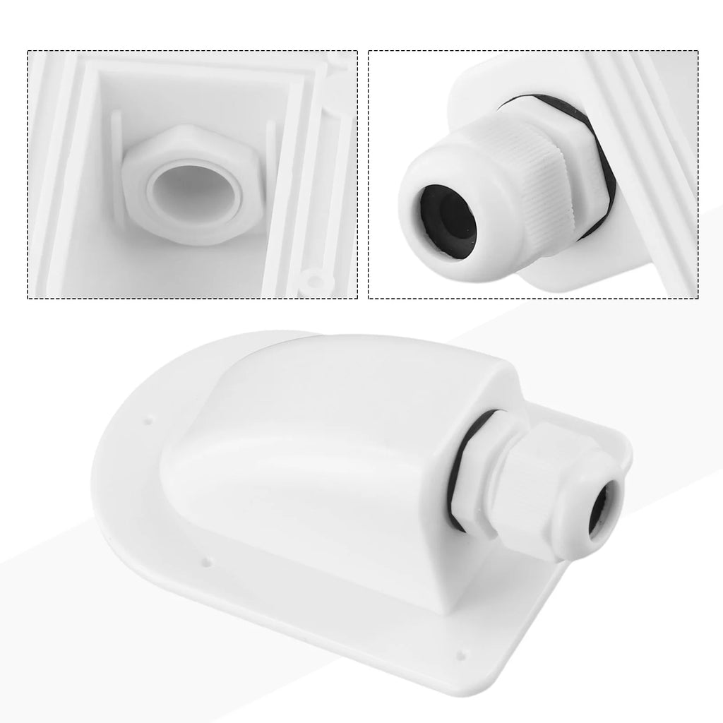 Single Wire Entry Gland Box Solar Panel Roof Wire Entry Gland Box Cable  Connector Holder Single Hole RV Yacht Car Accessories