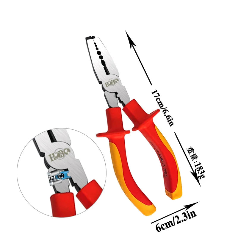6/7/8 Inch Professional Cutting Pliers Wire Stripping Tool Side Cutter Cable Burrs Nipper Electricians DIY Repair Hand Tools