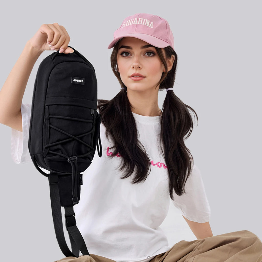 Casual Portable Shoulder Bag, Crossbody Bag, 2026 New Style Chest Bag, Ultra-Light Portable Small Tote Bag for Men and Women, Sports Trendy Bag for Hiking, Mountain Climbing, and Shopping