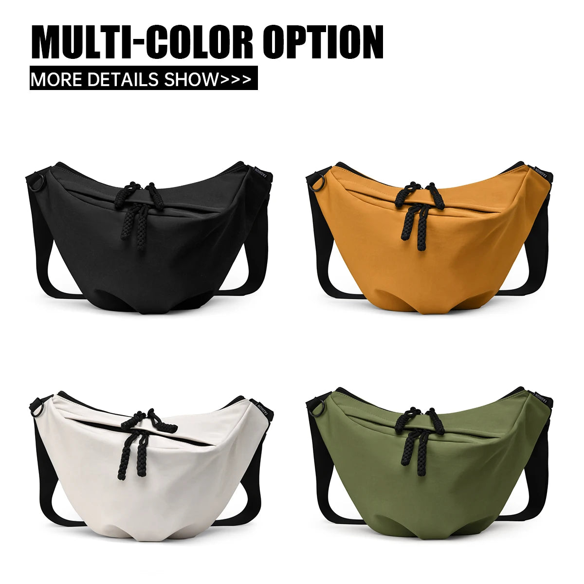 2026 New Lightweight Waterproof Crossbody Bag, Large Capacity Casual Versatile Cycling Bag, Sports Chest Bag, Men's Shoulder Bag, Women's Bag