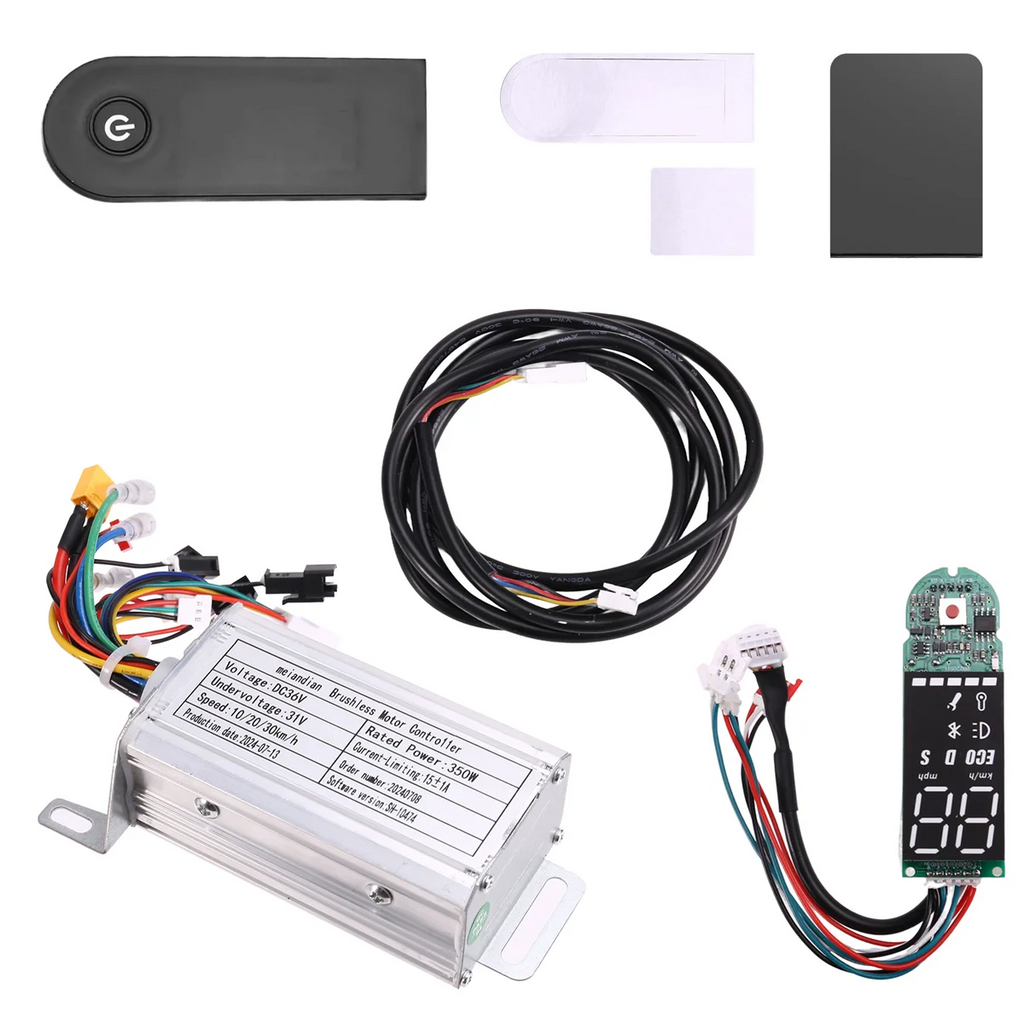 Durable 36V 350W Brushless Controller+Bluetooth Meter+Extension Cord Kit for Xiaomi M365/M365 Pro Electric Scooter