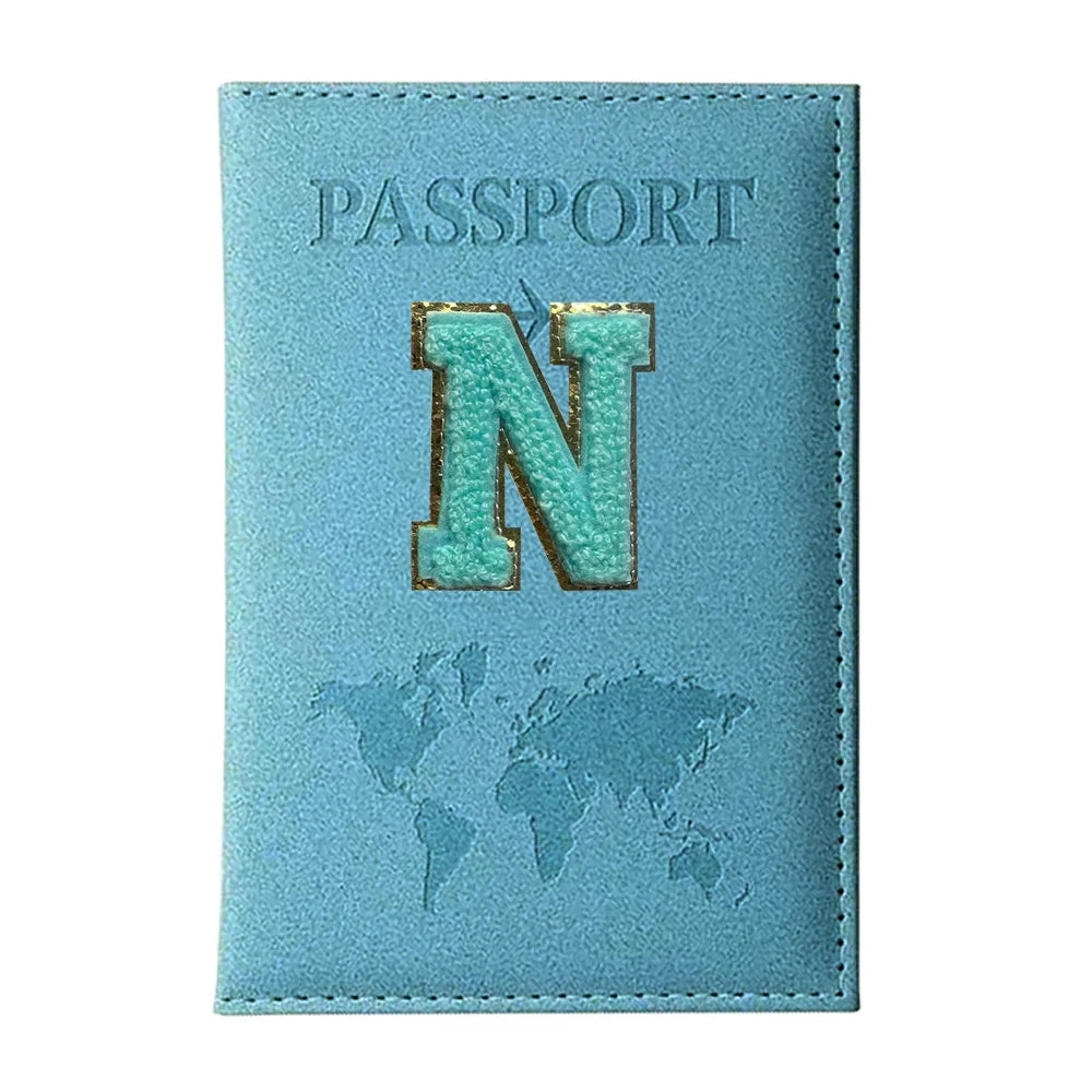 Passports Case Passport Covers Unisex Travelneedments Grren Letter Series Passport Holder Travel Passport Protective Cover