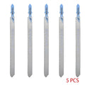 5pcs T318A Saw Blades HCS Curved Extra Long Jigsaw Blades for Metal Cutting Reciprocating Saw Blade Powerful Metalworking Tool