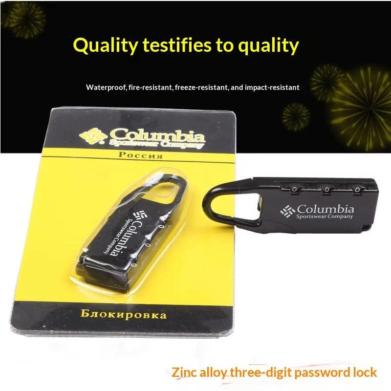 Zinc Alloy Password Lock Mini Padlock Luggage Bag Anti-theft Digital Code Lock Alloy For Handbag Backpack Drawer Cabinet