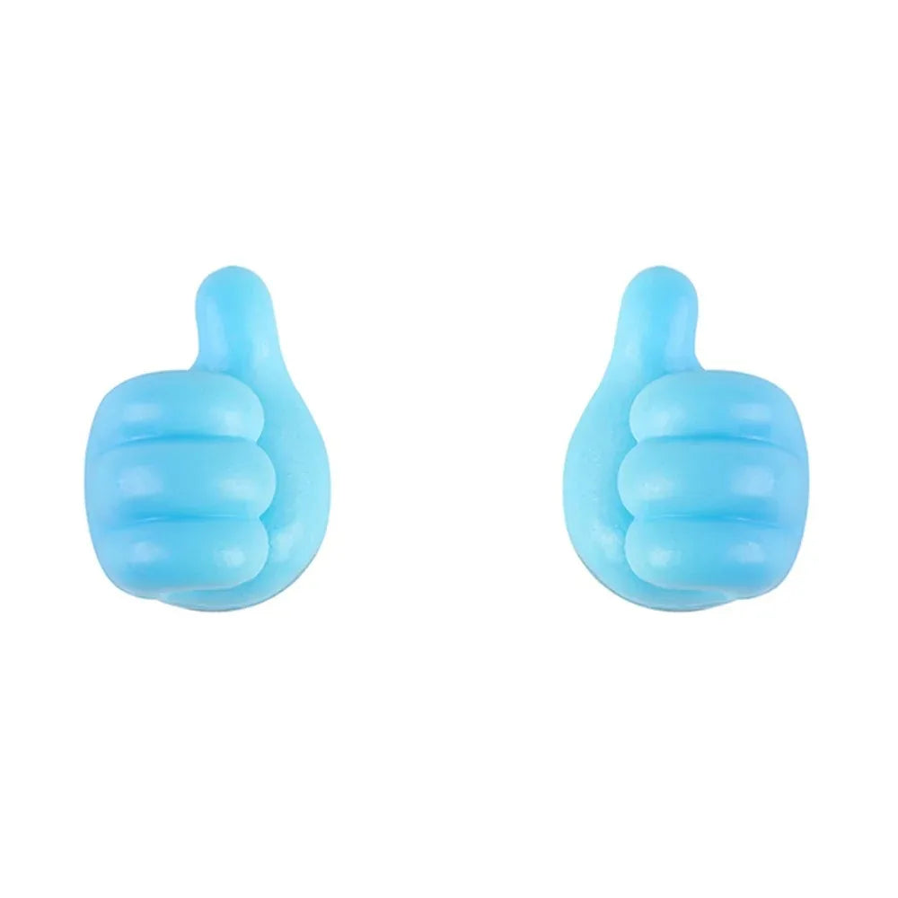 Hand-shaped Rubber Holder Glasses Cable Power Cord Charging Line Self Adhesive Mini Hook Storag Organizer Gadget Car Accessories
