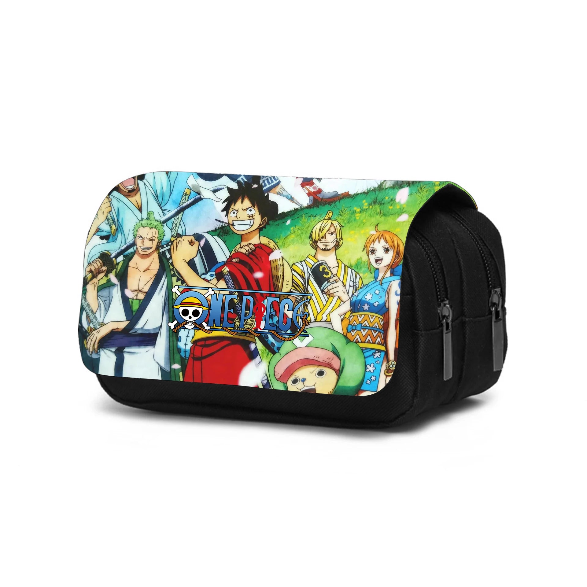 ONE PIECE Monkey D. Luffy Pencil Case Large Capacity Stationery Organizer Bag for Men, Women and Students Pen Bag Best Gift