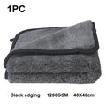 9pcs Car Wash Cleaning Kits Microfiber Auto Detailing Washing Tools Towels Blush Sponge Wash Glove Polish Care Applicator Pads