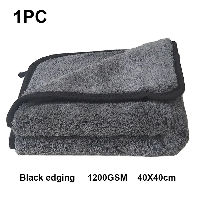 9pcs Car Wash Cleaning Kits Microfiber Auto Detailing Washing Tools Towels Blush Sponge Wash Glove Polish Care Applicator Pads