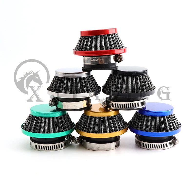 35mm 38mm 42mm 44mm Air Filter Intake Mushroom Head Air Cleaner For Gas Motorized Bicycle Push Mini Moto Pocket Bike ATV Quad