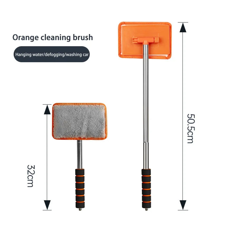 Car Front Windshield Defogging Brush Telescopic Long handle Car Household Glass Clean Brushes Dust Remover Tool 2025 New