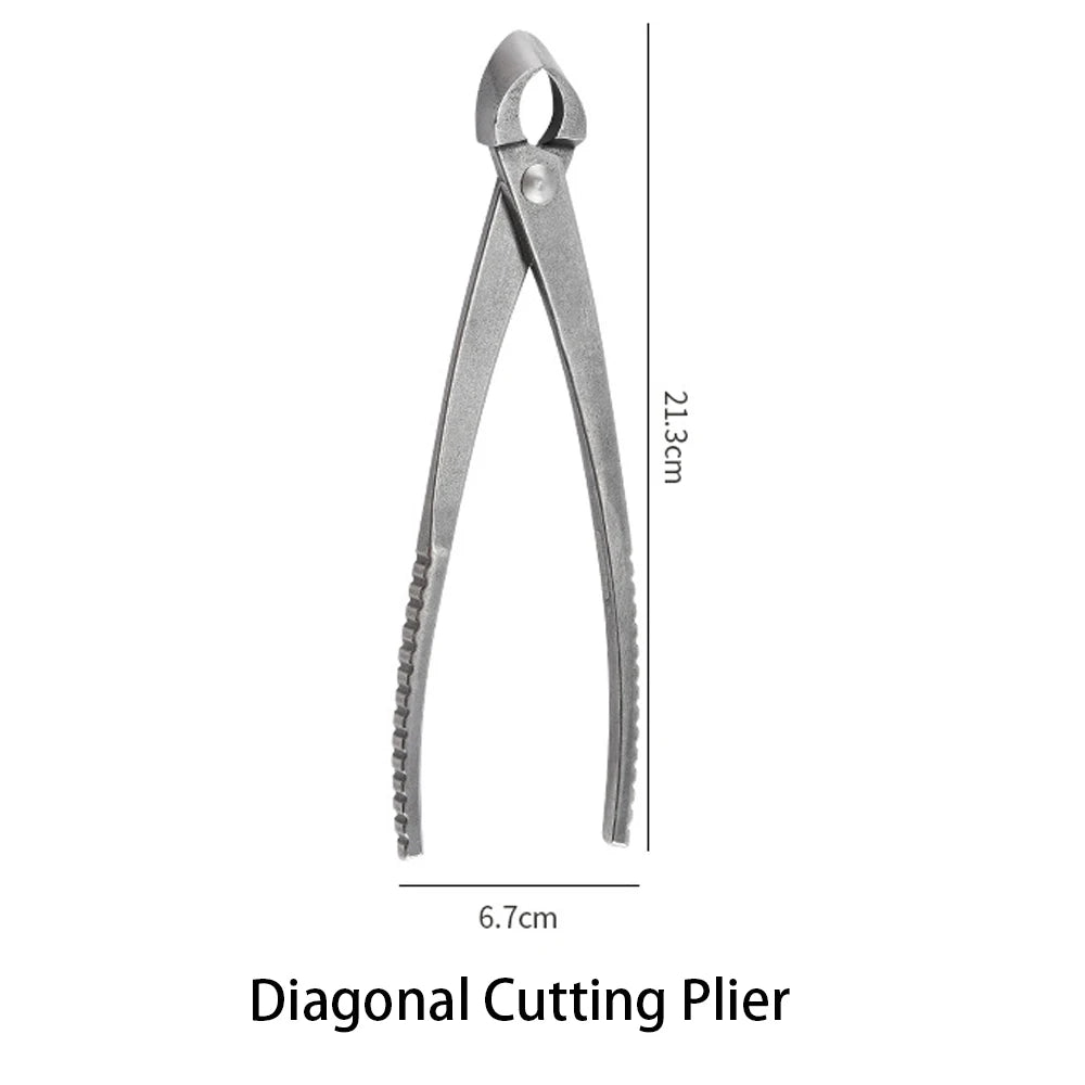 Bonsai Tools Profissional Root Cutter Garden Scissors Bonsai Tree Brunches Knots Stainless Steel Bonsai Pruning Tools