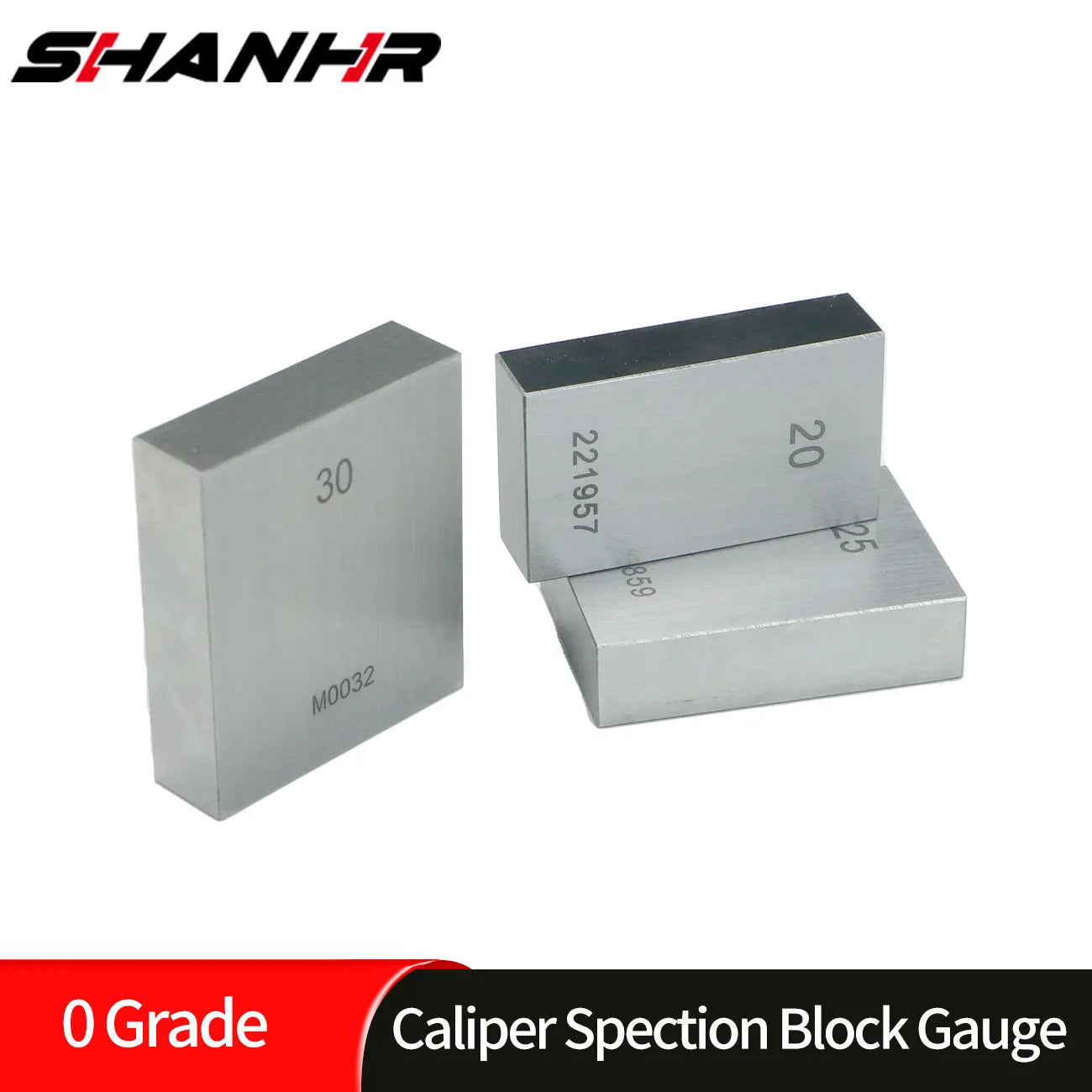 SHANHR Block Gauge 0 Grade Spection Block Gauge Measurement Caliper Tool Steel Square Gage Measure Vernier Caliper, Micrometer