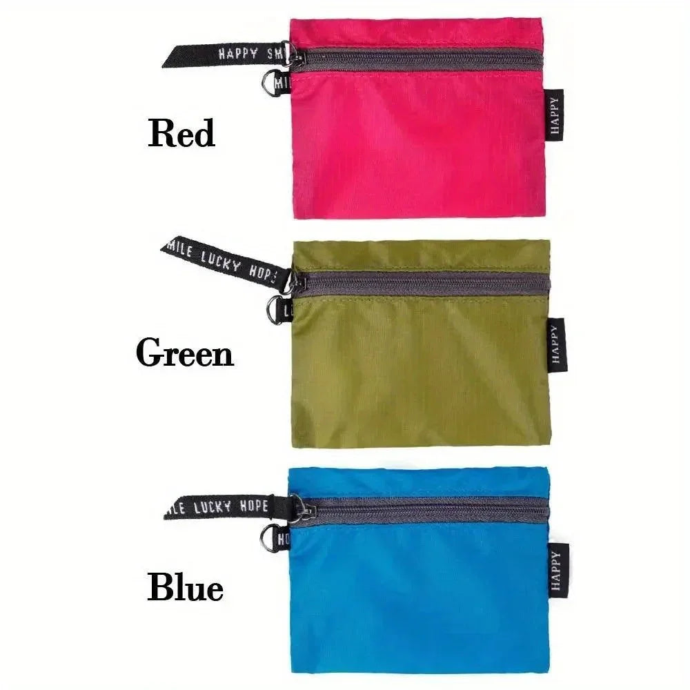 1Pcs Zipper Storage Tool Camping Hiking Outdoor Organizer Travel Cosmetic Bag Waterproof Swimming Bags Backpack Rain Cover