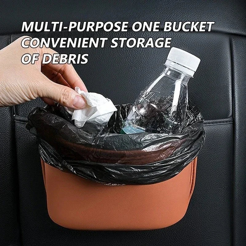 Hualaida Car Door Cup Holder Storage Bag Universal Back Clip Design Drink Rack Organizer Box Waterproof Seat Back Storage Pocket