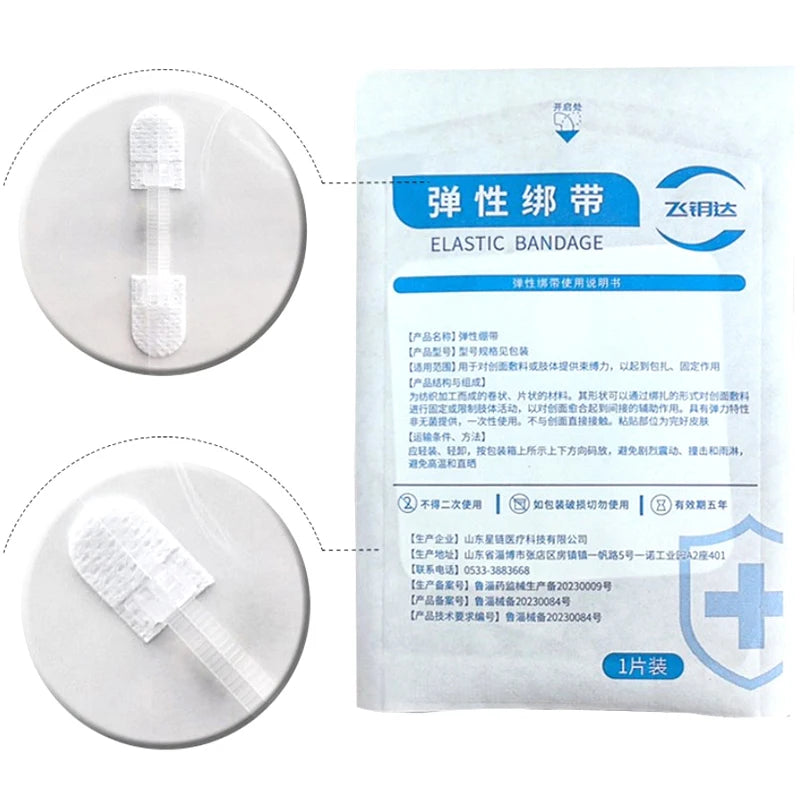 For Wound Care Braces Supports Strap Zipper Wound Closure Patches Breathable Seamless Elastic Zip Sutures Bandages