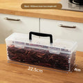 Portable Toolbox With Handle  Transparent Handheld Tool Storage Box  Compact Organizer For Home Office Garage DIY Projects