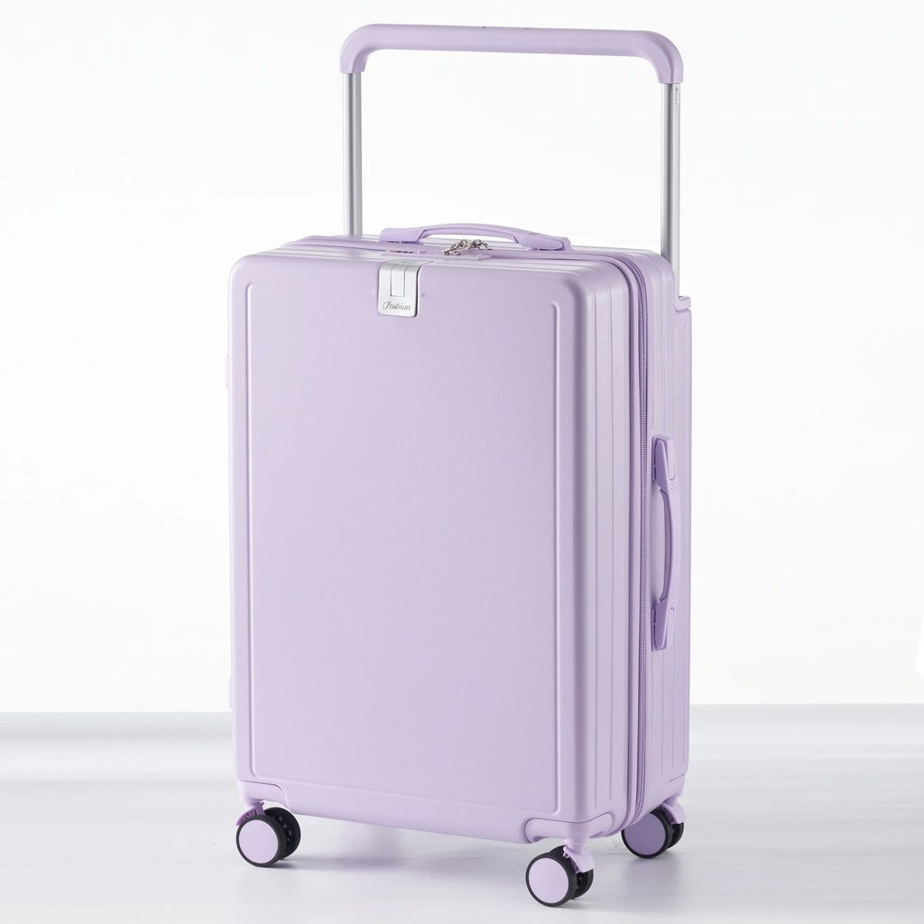 KLQDZMS 20"22"24"26"28 Inch Zipper Suitcase PC Boarding Box Multifunctional Trolley Case Large-capacity Password Luggage Bag