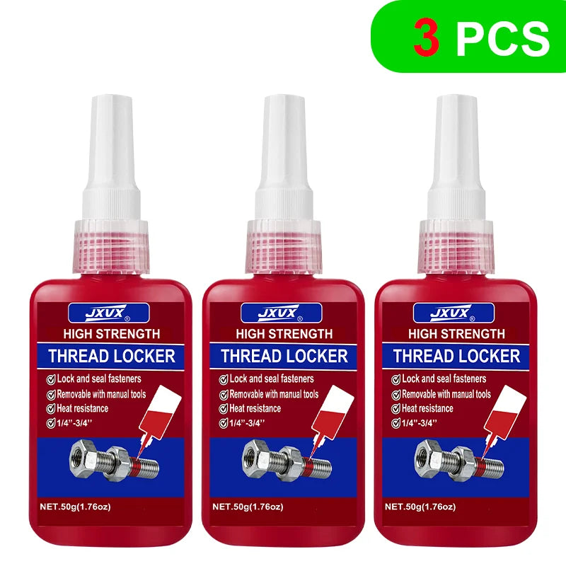 10g–50g Anaerobic Sealing Adhesive and Removable Threadlocker—Low to High Strength Fastening and Anti-Slip