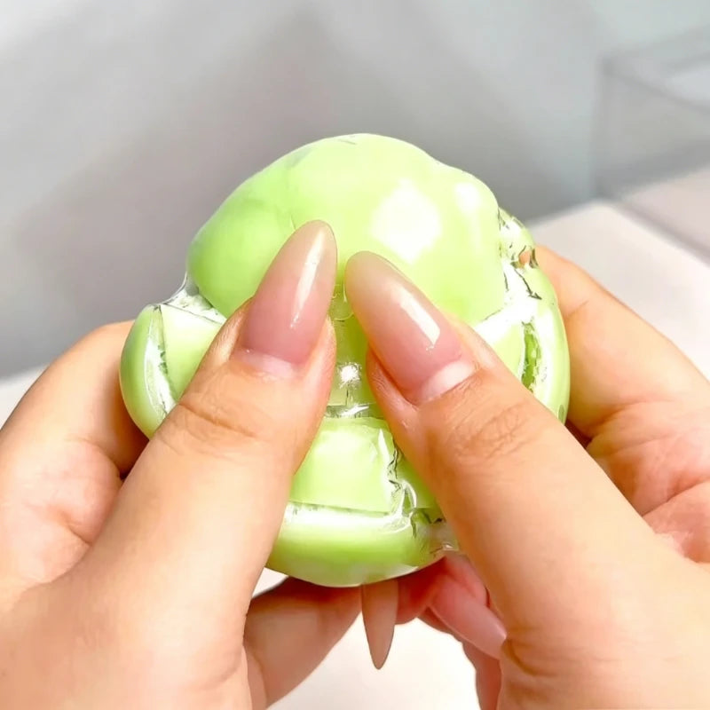 Fruit Crispy Pinch Stress Relief Toy Clay Handmade Ball Wax Pinch With Crispy Sound Soft And Slow Rebound Relaxing Toy Squeeze
