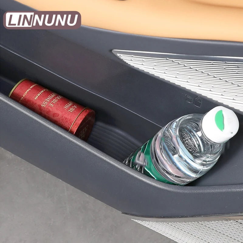 LINNUNU Silicone Car Door Storage Box Pocket Mat For Geely Starray EM-i EX5 EM-i 2026 Anti Slip Dustproof Liner Protector Parts