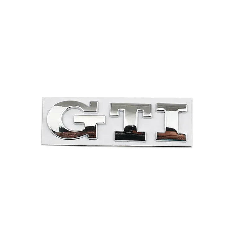 Metal Car GTI Logo Rear Trunk Emblem Stickers Decals for Volkswagen Golf 4 5 6 7 8 Passat Jetta Polo Touareg GTD GLI Touran