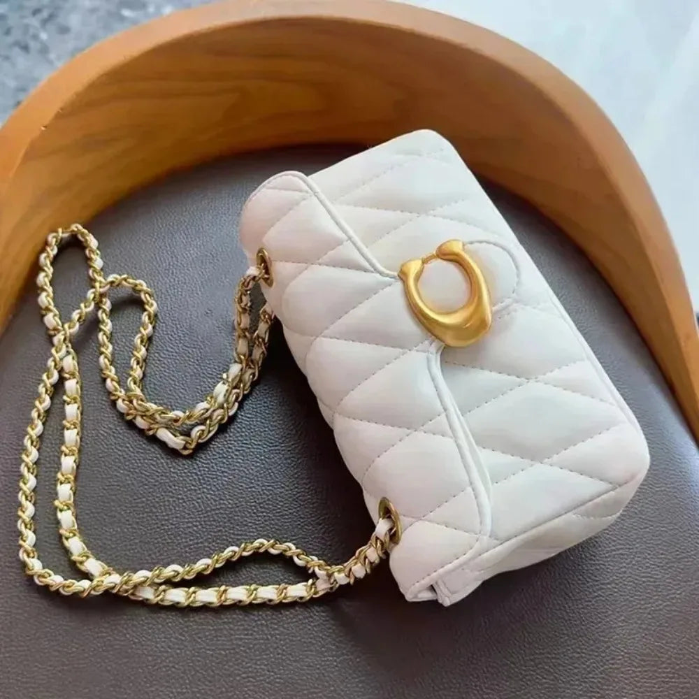 Retro luxury leather women's bag, one pack, shoulder strap, crossbody, dual-use, work travel versatile leather bag