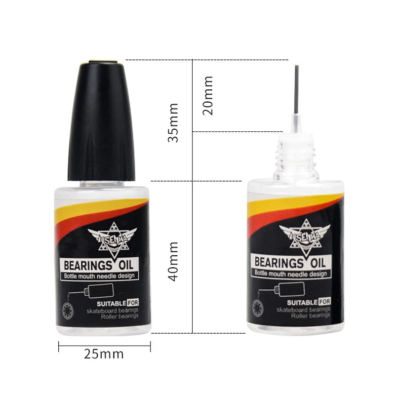 Skateboard Bearings Lubricant Repair Oil 20ml Lubricant Bearing Lubricating Oil for Roller Skate Drift Board Longboard