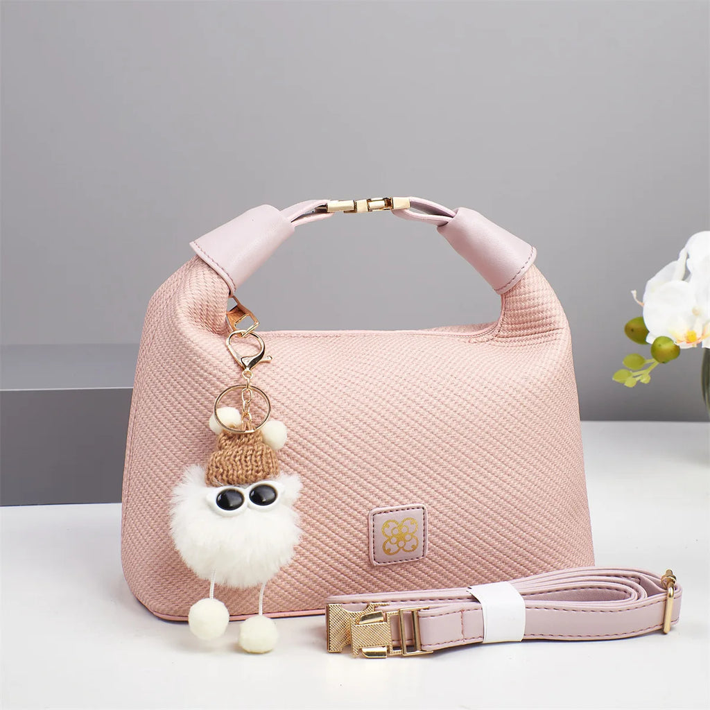 women's bag 2026 Popular crossbody pillow bag with cartoon accessories small square bag