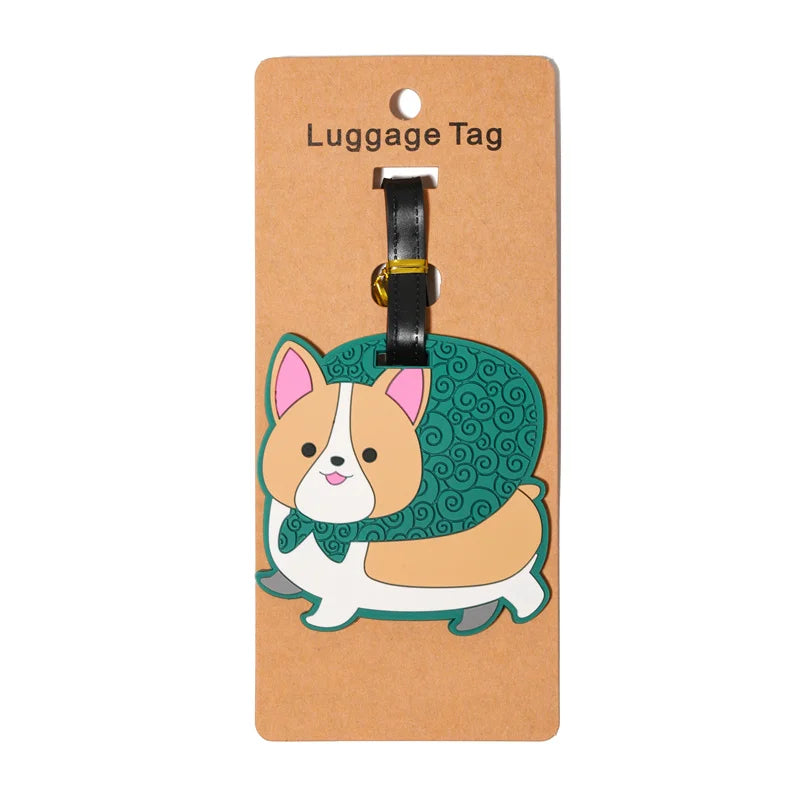Multiple Types of Luggage Tags, Cartoon Macaron Colored Cat Paw Luggage Tags, Anti Loss Hanging Accessories for Check-in