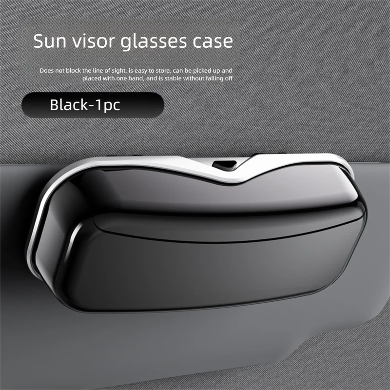 Prevent Shaking Car Glasses Box Portable Car Sun Glasses Holder In The Car Driving Glasses Holder Auto Eyeglass Case Sun Visor