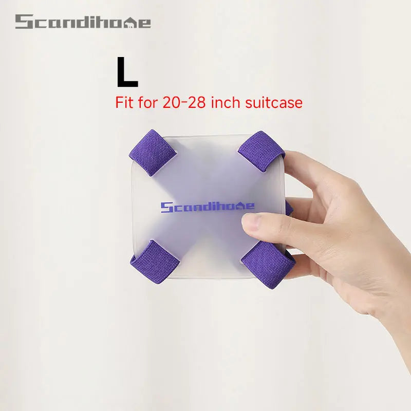 SCANDIHOME Travel  Luggage Strap Adjustable Suitcase Belts Crossed Luggage Suitcase Packing Buckle Elastic Strap Protect Tie