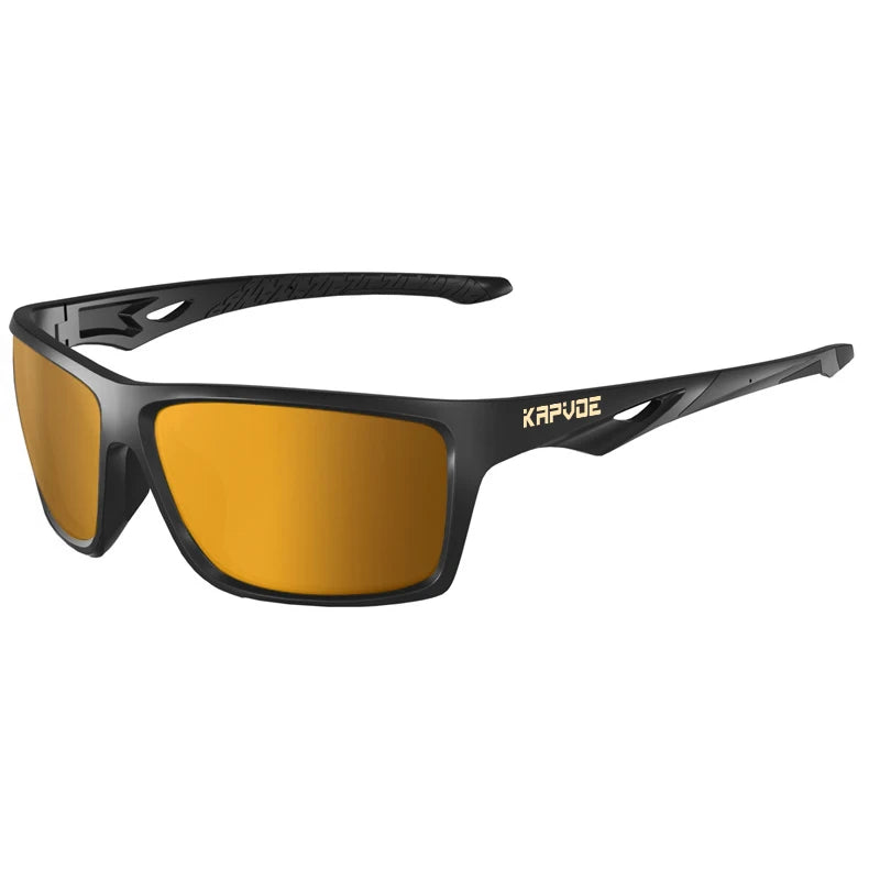 Kapvoe Polarized Hiking Eyewear Sunglasses for Men UV400 Lens Sunglasses Glasses PC Lens Glasses HD Lens Outdoor Sunglasses 2026
