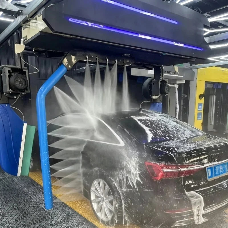 Fully Automatic Touchless Car Wash Machine With High Power Blower, Customized Industrial Washing Equipment