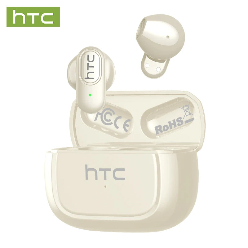 Auriculares Traductor DeIdioma 2026 Surround Sound HTC NE51 AI Translation Earbuds In-Ear Sport Secure Fit for Running Gym