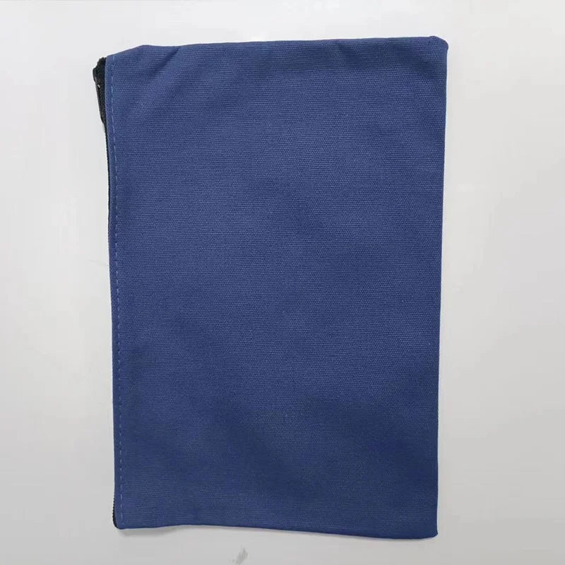 10/20/50 Canvas Zipper Bag, Stationery Packaging Bag, Change Storage Bag, Small Business Gift Bag Customizable Logo