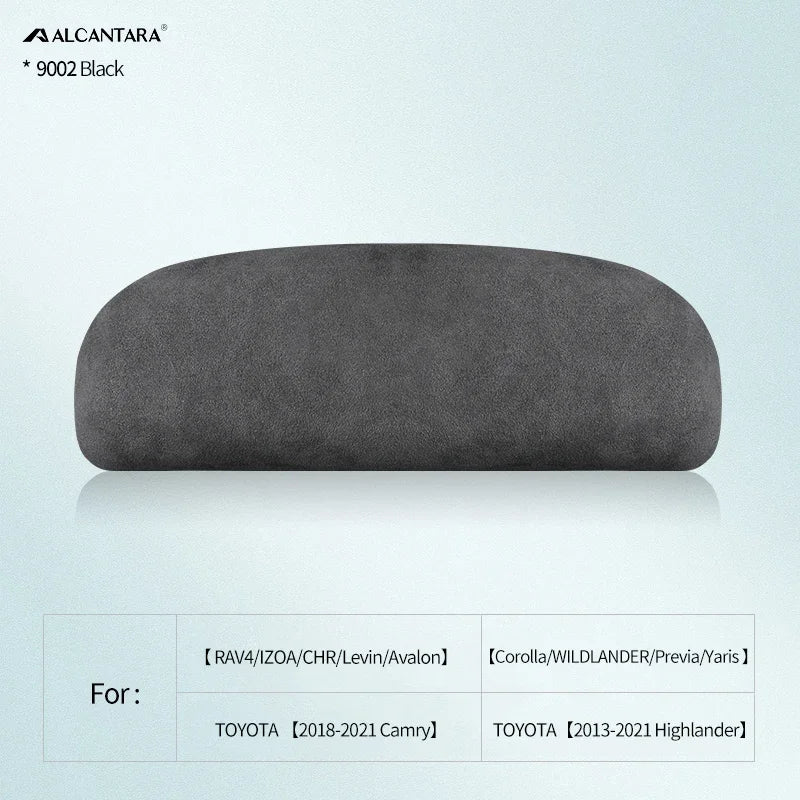 Alcantara Car Eyewear Case Box Sunglasses Holder For Toyota Corolla Camry Levin Avalon Crown RAV4 CHR IZOA Prado Accessories