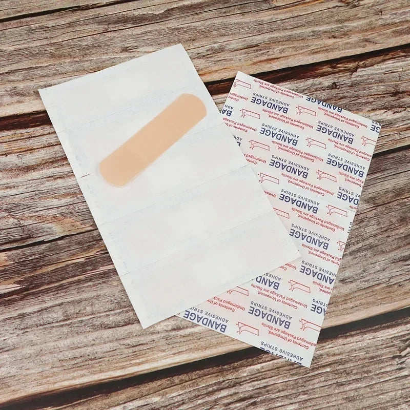 50-100pcs Band-Aids Waterproof Breathable Cushion Adhesive Plaster Wound Hemostasis Sticker Band First Aid Bandage Medical Gauze