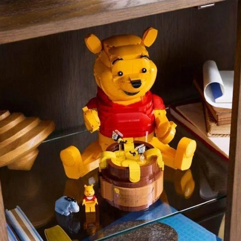 2026 cute teddy bear toy building blocks suitable for birthday, Christmas, holiday gifts, and home decoration small ornaments