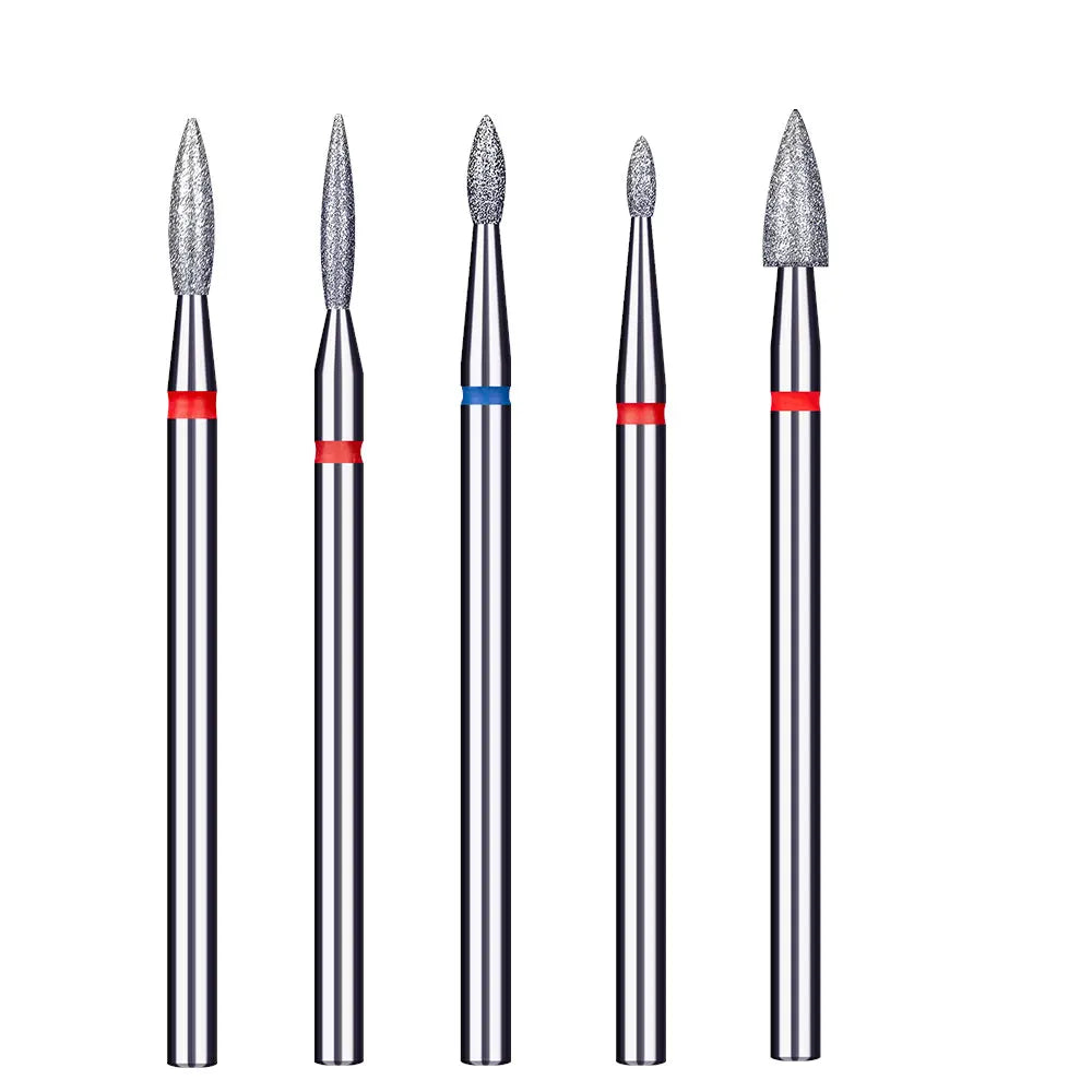 6Pcs/Set Diamond Nail Drill Bit Manicure Burr Cuticle Dead skin Clean Electric Milling Cutters  Manicure Drill Accessory