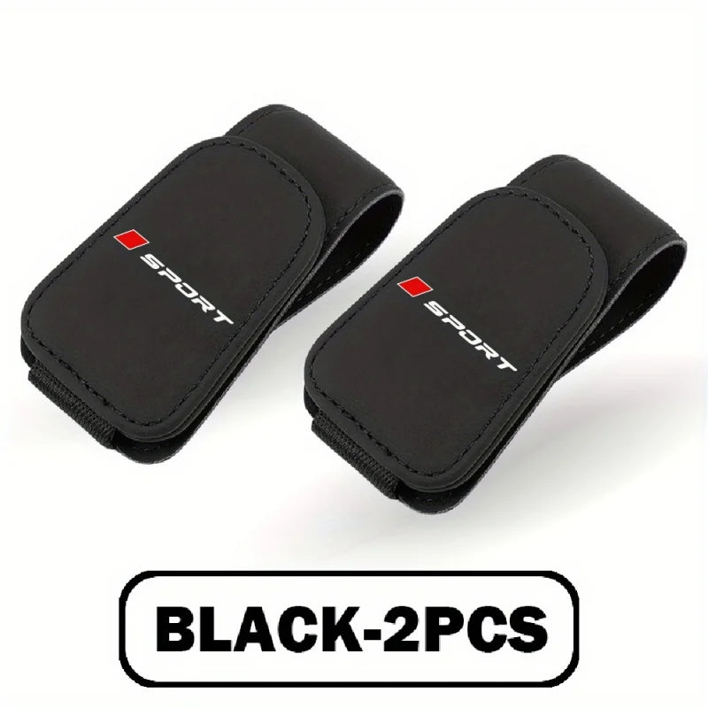 2pcs Multifunctional Auto Sun Visor Sunglasses Clip Car Mounted car accessories  interior tools Suitable for Tesla Toyota BYD