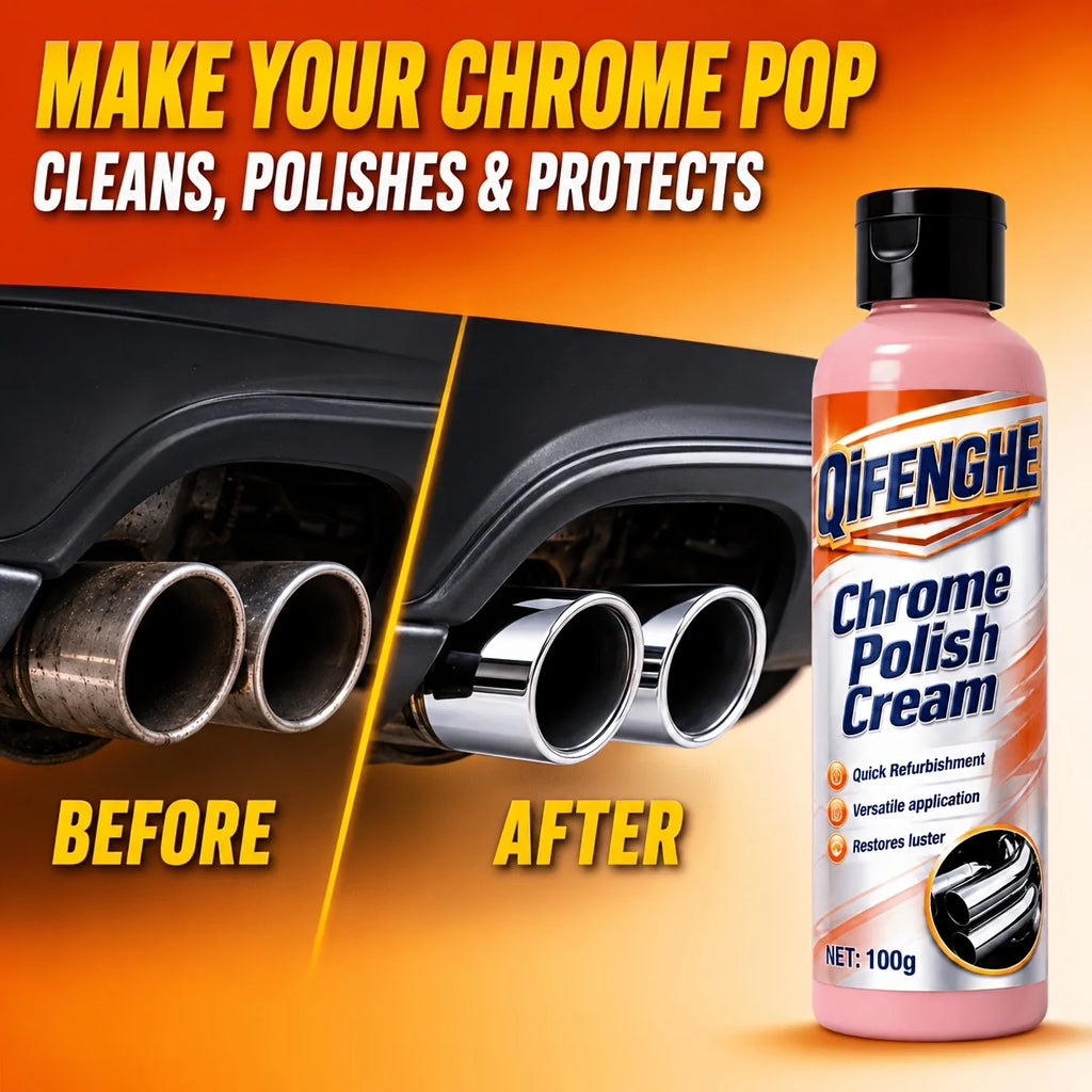 Multi-use Metal Polishing Paste Remove Oxidation Renew Dull Chrome Gloss Clean Rust Protect Metal From Corrosion For Car Parts