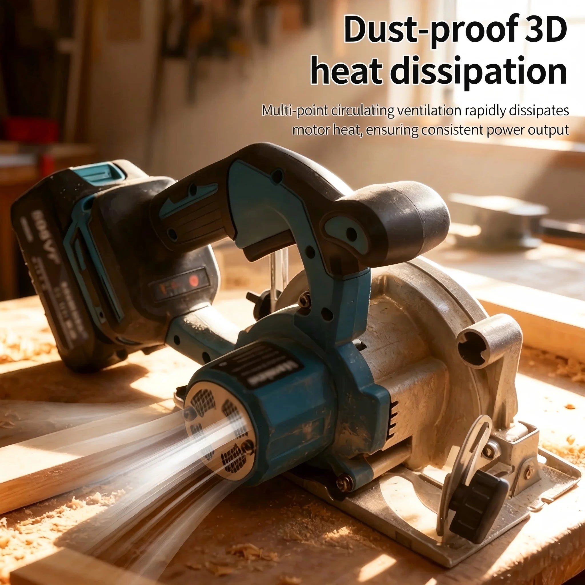Makita 5-Inch Brushless Electric Circular Saw Cordless High Power Board Cutting Machine Woodworking Power Tools For 18V Battery