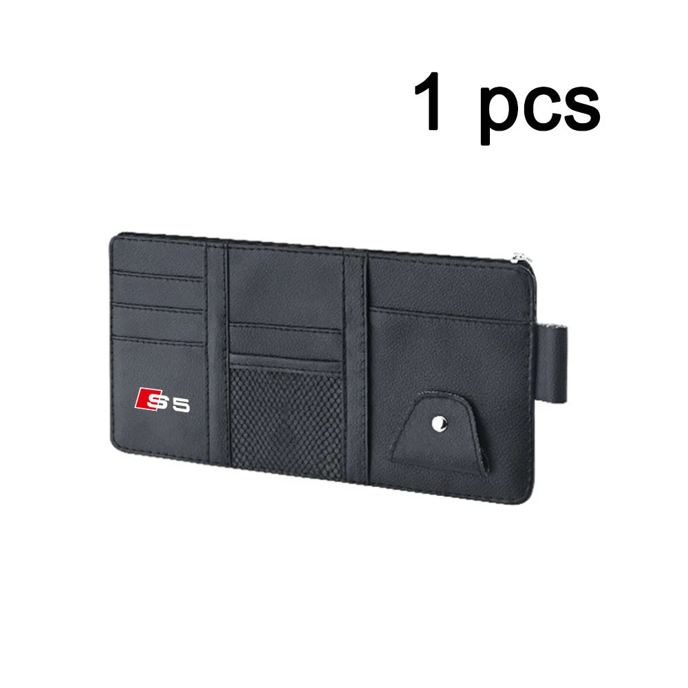 High-end car sun visor storage,large capacity,interior storage,car accessories,for Audi S S4 S5 S6