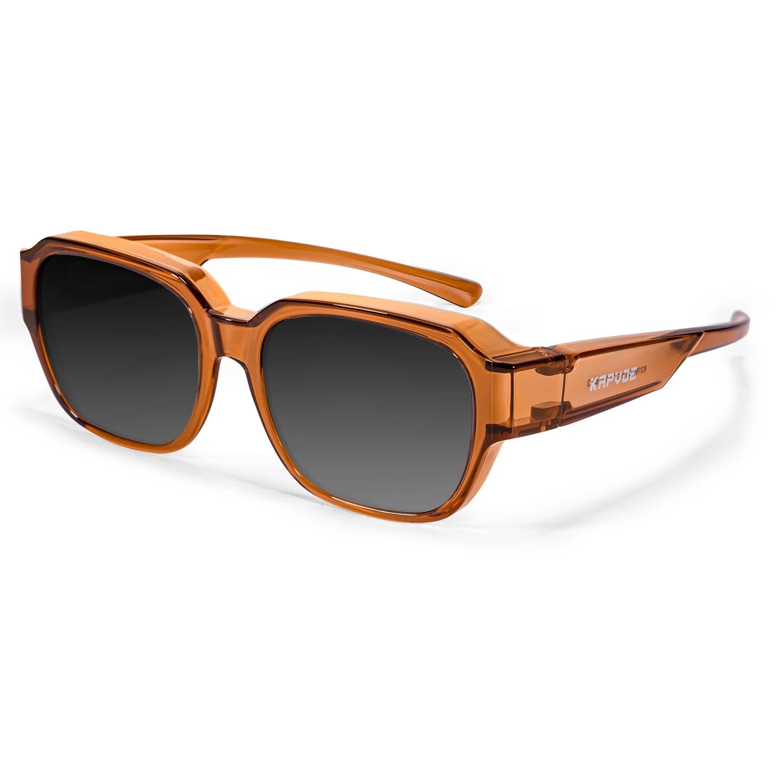 Kapvoe Fitover Sunglasses Polarized Oversized Driving Shades Square Over Sunglasses Men Cycling Glasses Fishing Bicycle Goggles