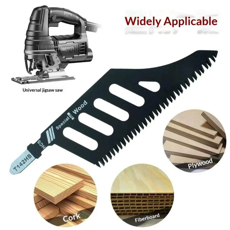1/5Pcs T Shank Flush Cutting Replacement Blades Curved Jigsaw Blade For Precision Ground Teeth