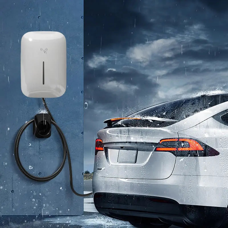 JIGU 1Phase TYPE1 7KW 32A EV Wallbox Charging Station Electric Car Charger With WIFI/Bluetooth APP Control